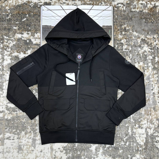 Canada Goose Huron Classic Logo Jackets Mens in Multiple Colors Best Sale UK Reps AAA Quality