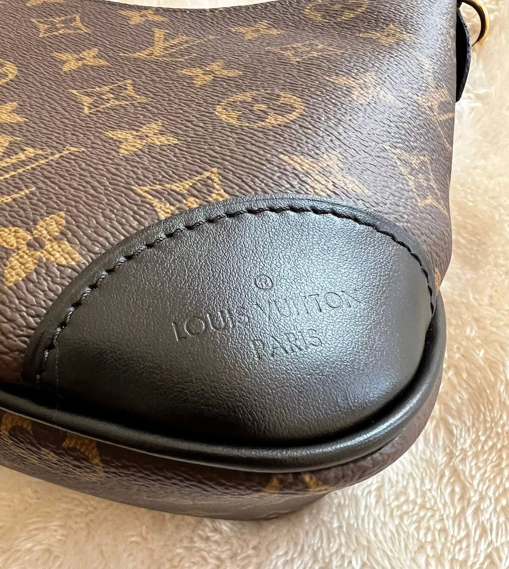 Louis Vuitton Boulogne Canvas Monogram Black  Leather Shoulder Bag For Women's Sale UK